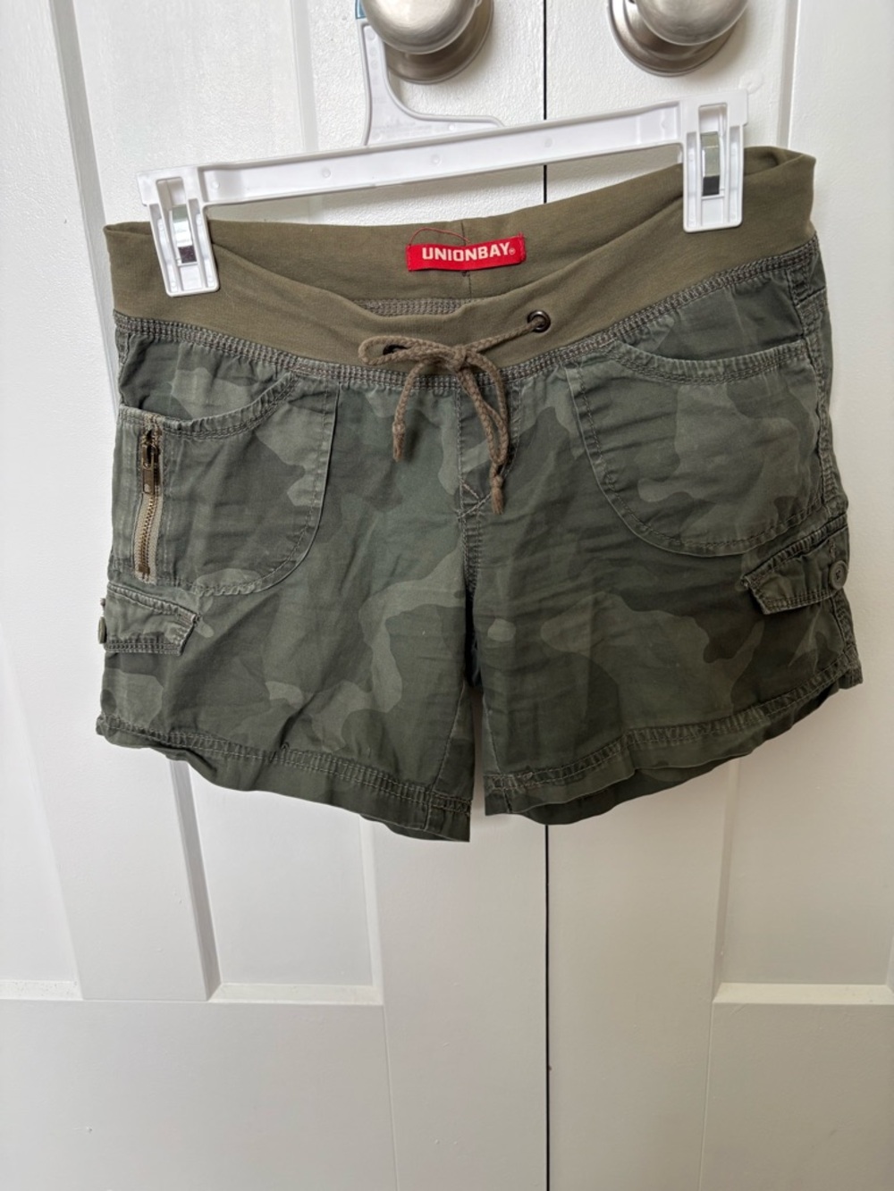 UNIONBAY Olive Camo Utility Drawstring Shorts